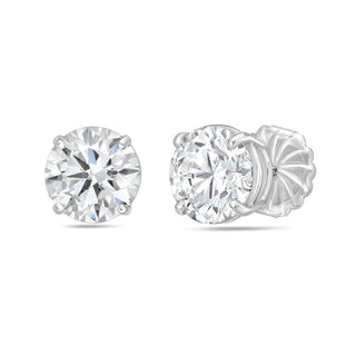 Diana M Jewels - 12.00 Cts Round Lab Grown Stud Earrings