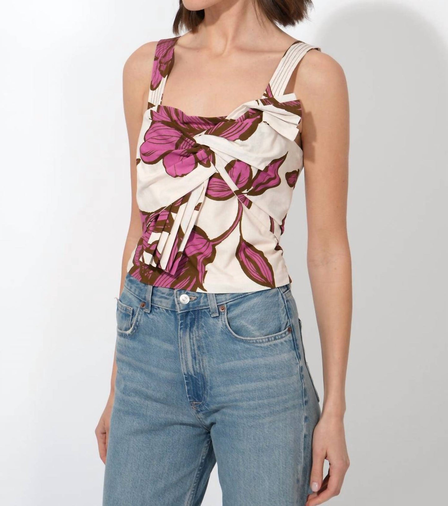 Adelyn Rae - Layne Tie Front Top