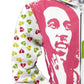 Bob Marley - Teen's One Love Hearts All Over Juniors Zip Hoodie