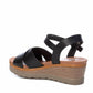 Xti - Women's Wedge Cross Strap Sandals