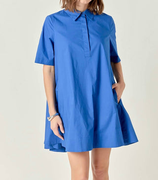 English Factory - Women's A Line Shirt Dress