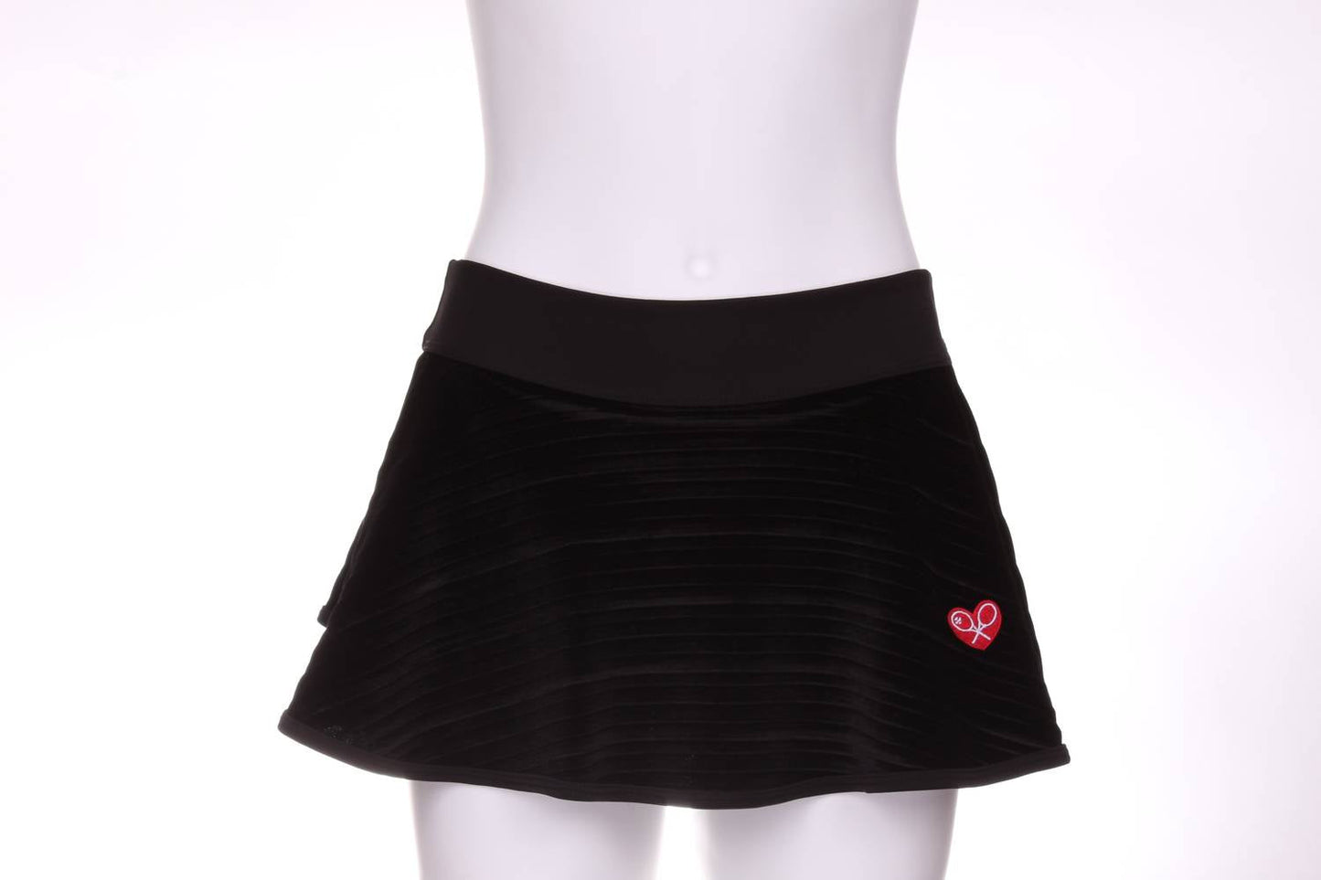 Love Love Tennis - Women's Striped Velvet Skirt