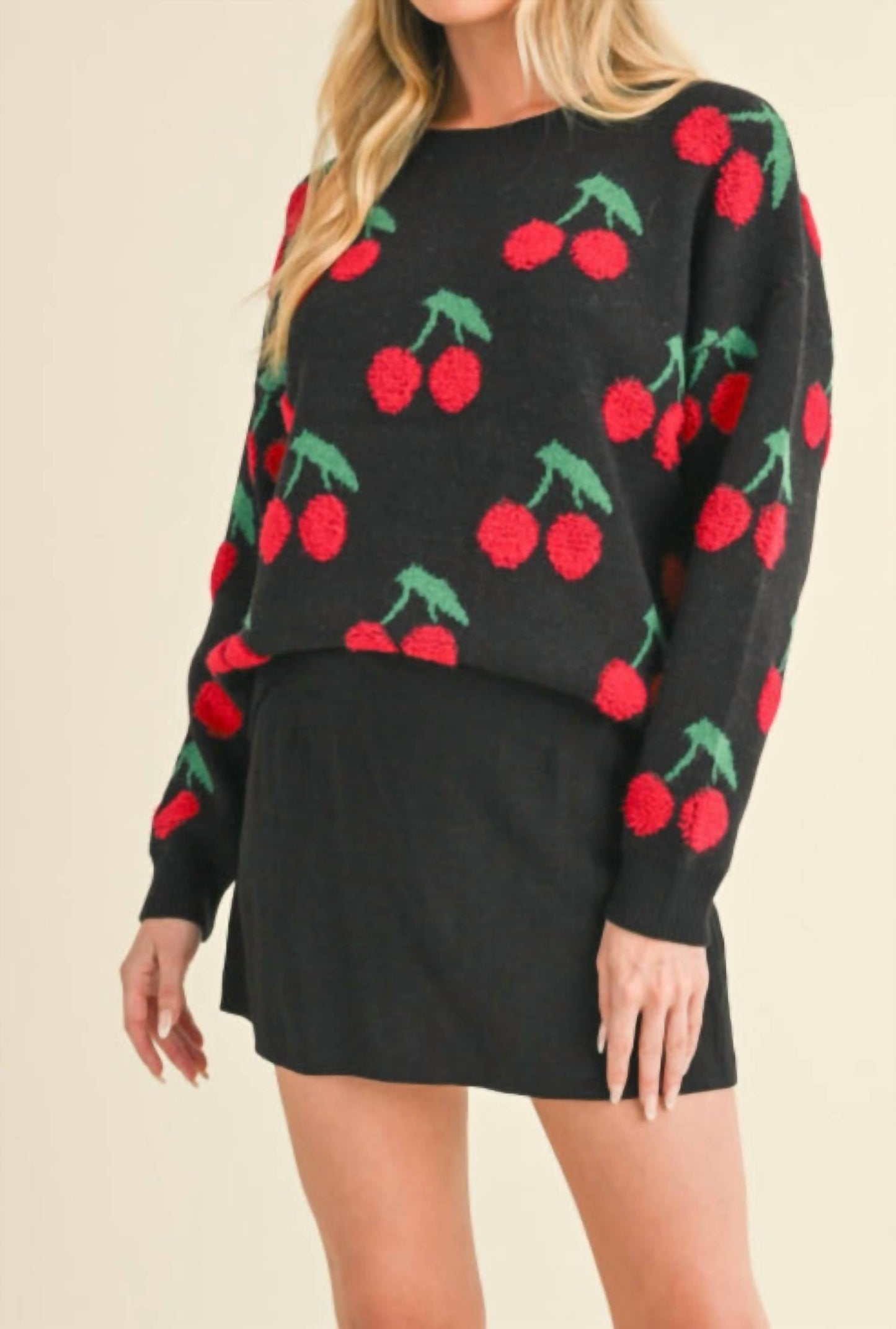 &Merci - I Pick You Cherry Sweater