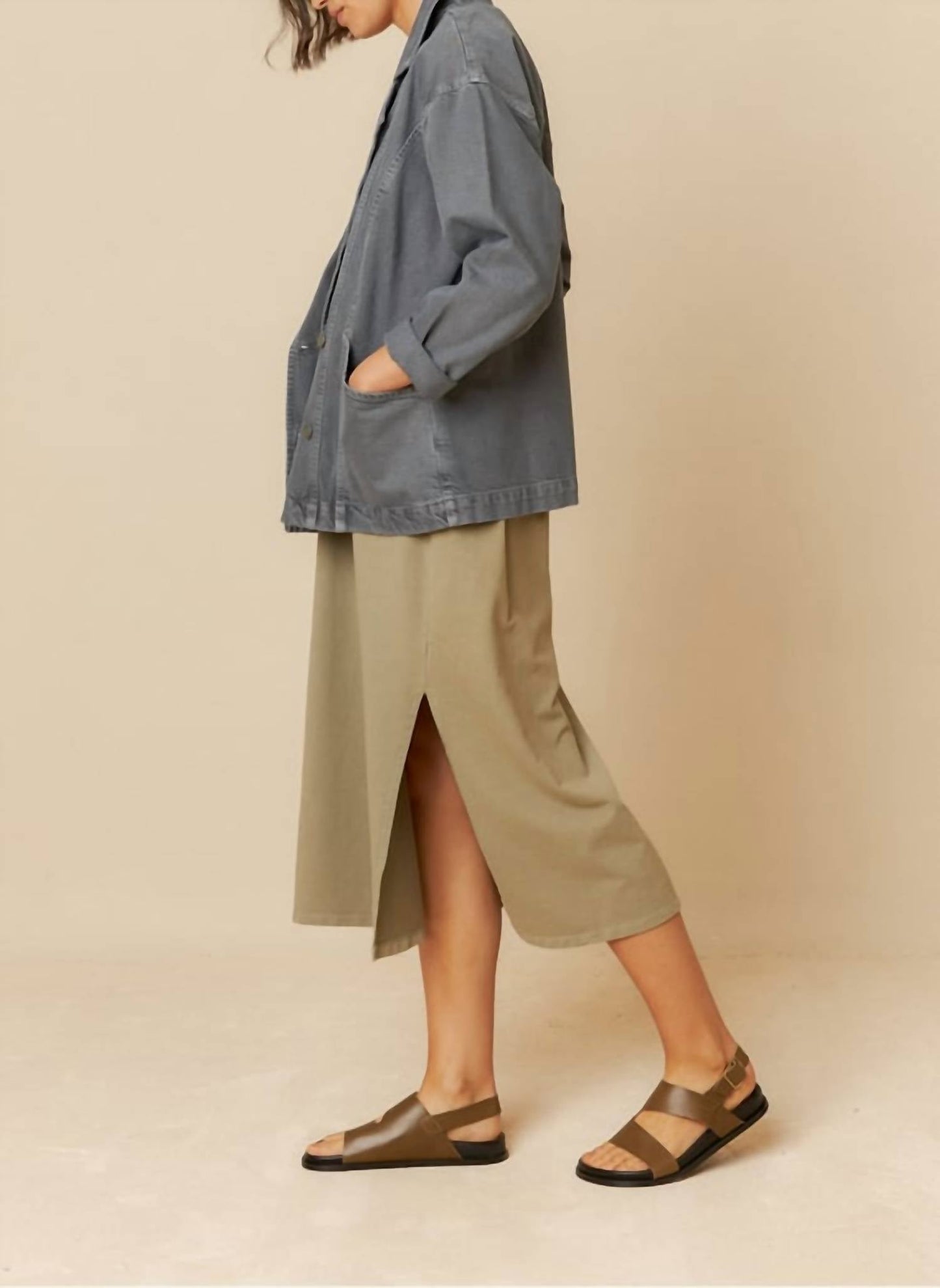 Indi & Cold - Women's Retro Garment Dyed Jacket