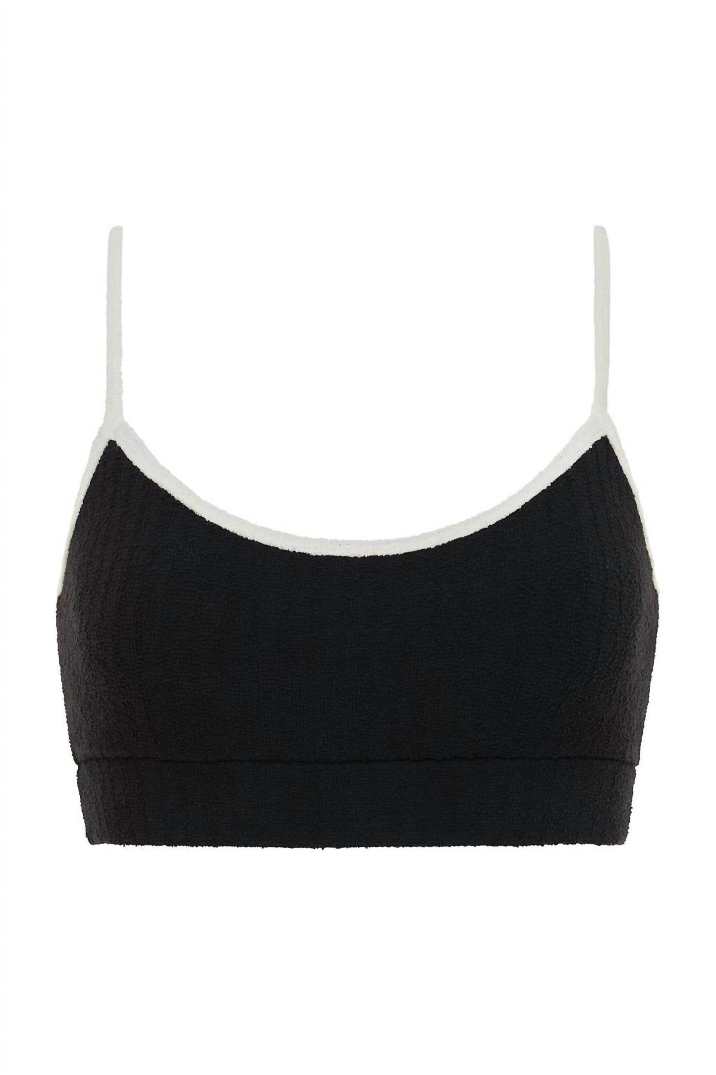 Montce - Women's Terry Rib Simple Sport Top