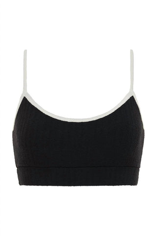 Montce - Women's Terry Rib Simple Sport Top