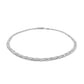 3.5mm 14k White Braided Foxtail Anklet