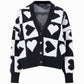 French Connection - Women's Julianna Hearts Cardigan
