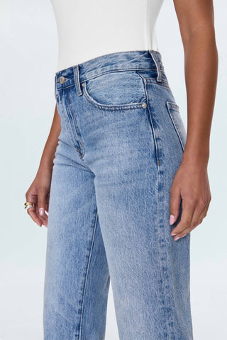 Pistola - Lexi Mid Rise Bowed Straight Jeans