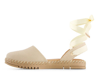 Andrea - Women's Textile Ribbon Lace Flats