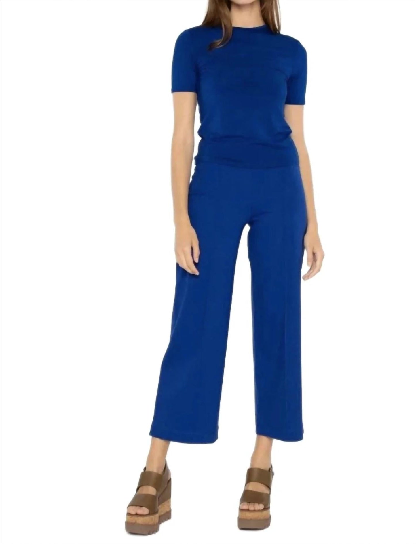 Ripley Rader - Ponte Knit Cropped Straight