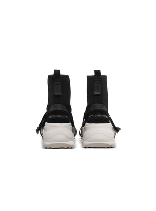 Balmain - Men's B Bold Strap Knit & Suede High-top Sneakers