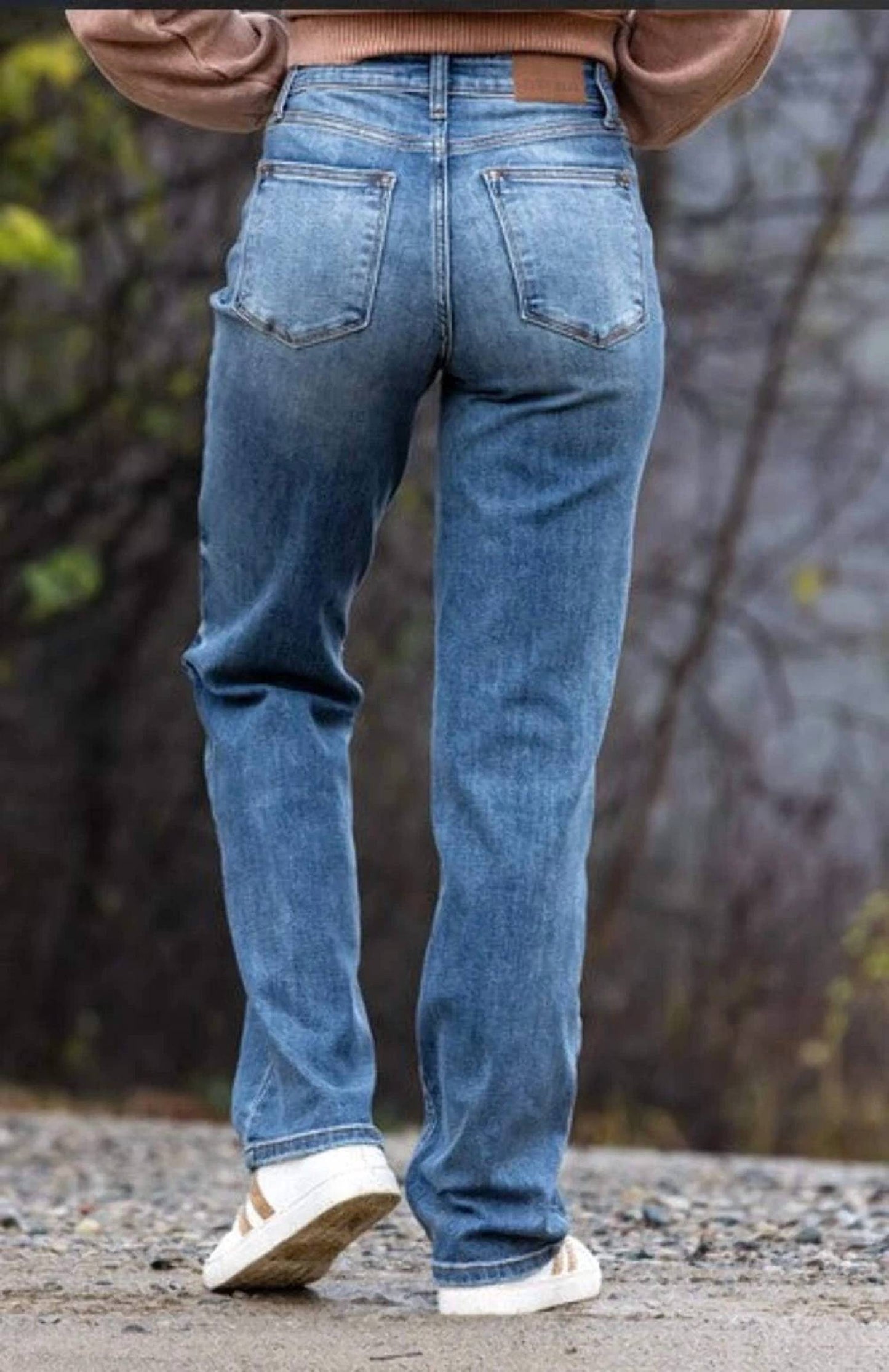 Judy Blue - High Waist Destroyed Dad Jeans