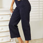 Judy Blue - High Waist Tummy Control Wide Crop Leg Jeans