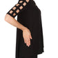 Joseph Ribkoff - Cut Out Sleeve Top