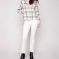 Charlie B - Lurex Plaid Short Jacket