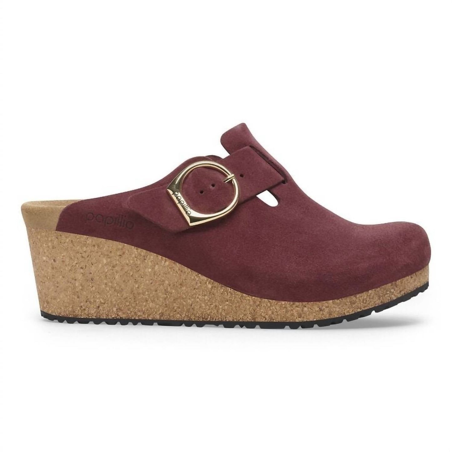 Birkenstock - Women's Fanny Ring Buckle Suede Leather Clog - Medium/Narrow