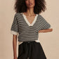 Varley - Dora V Neck Knit Top