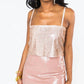 Buddylove - Girly Girl Rhinestone Crop Top
