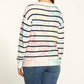 Fdj - Rosette Print Boat Neck Sweater