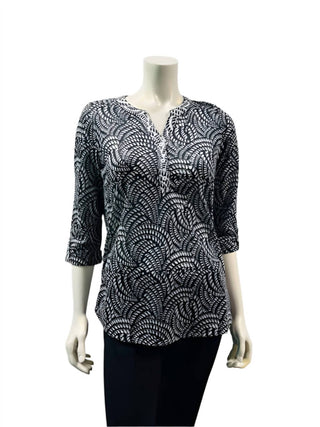 Fdj - Henley Printed Top