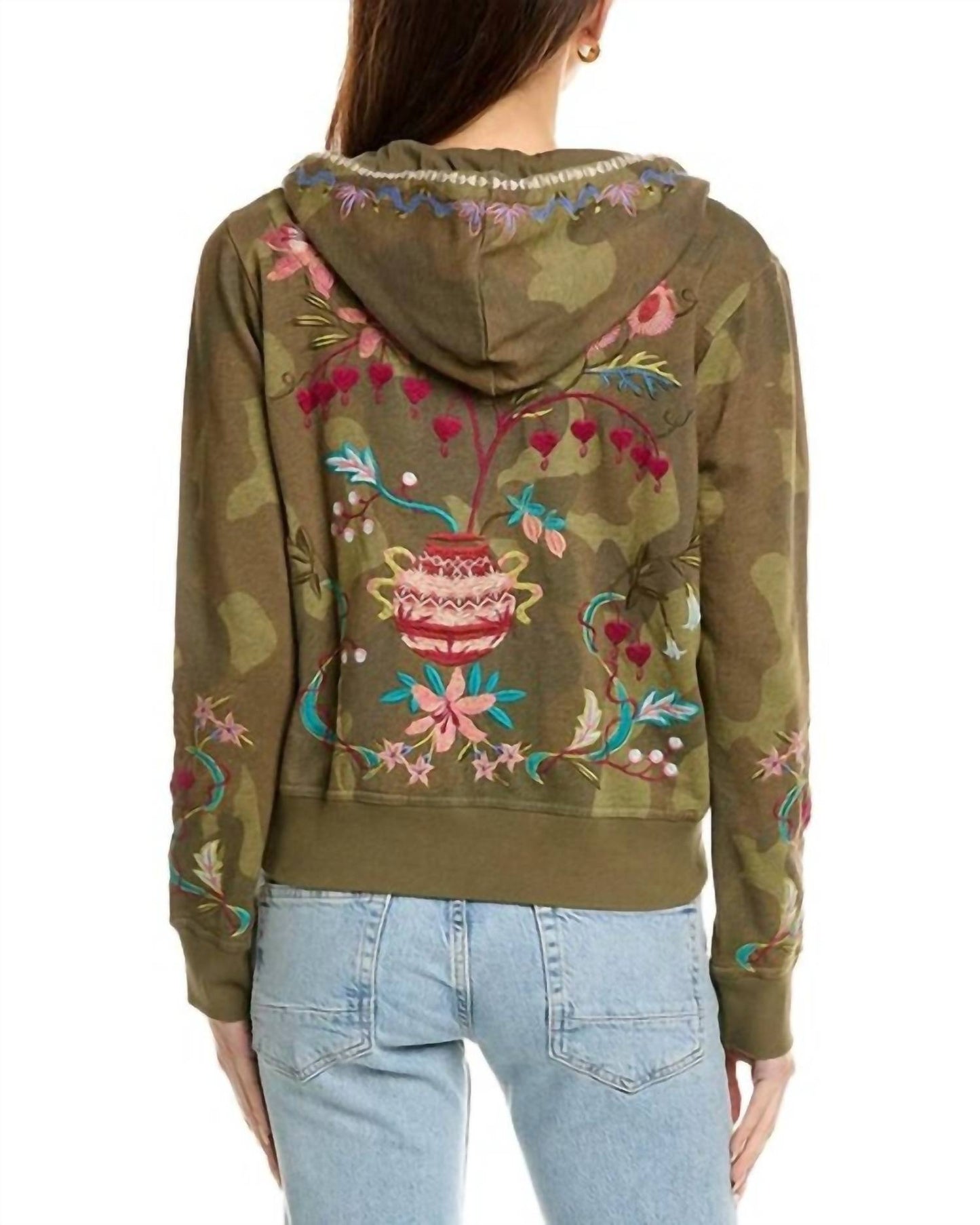 Johnny Was - ZIP UP HOODIE AMARYLLA
