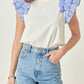 2.7 August Apparel - Chloe Ruffle Top