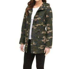 Levi'S - The Jess Cotton Fishtail Camo Print Hooded Parka Jacket