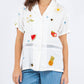 Paparazzi - Viscose Woven Embroidered Camp Shirt