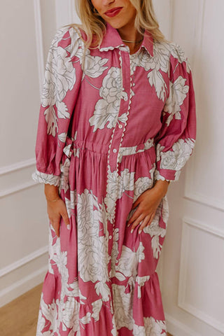 Entro - Floral Midi Dress