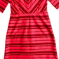 Ralph Lauren - Women's Striped V-neck A Line Dress