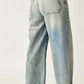 Free People - Palmer Wide-leg Cuffed Jeans