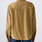 Amo - Jenn Shift Button Down Corduroy Shirt