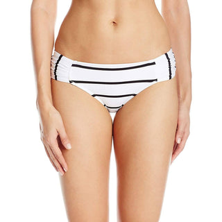 Seafolly - Castaway Stripe Ruched Side Bikini Bottom