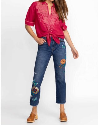 Johnny Was - Taymia Cropped Baby Boot Jean