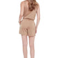 I Love Tyler Madison - Rose Solid Satin Lounge Shorts