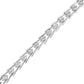 .925 Sterling Silver Diamond Miracle-Set Double Swoosh Milgrain Style Tennis Bracelet (1/2 cttw, I-J Color, I3 Clarity) - Size 7.75"