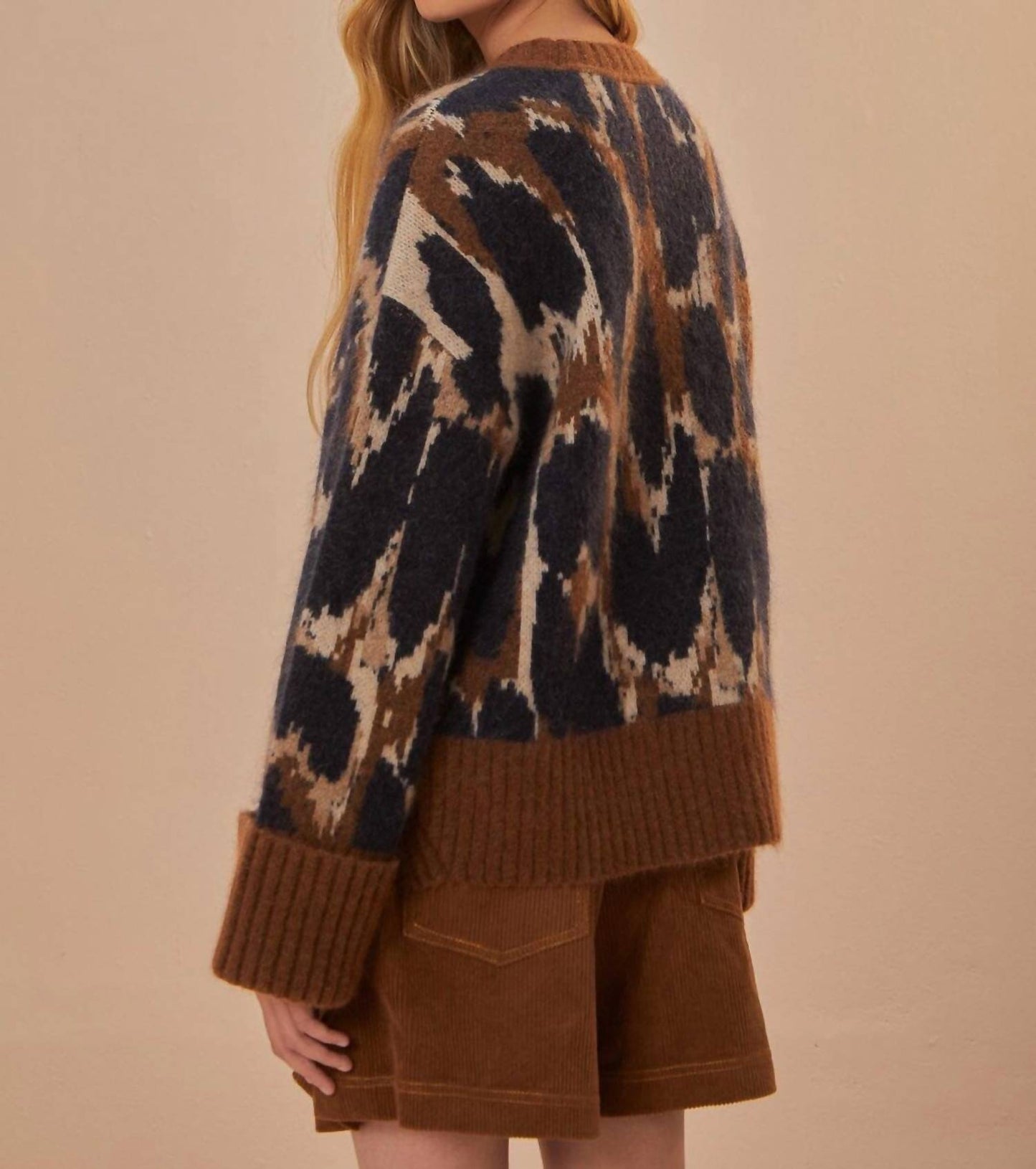 Farm Rio - Leopard Print Knit Sweater