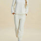 Trendsi - Double Take Full Size Texture Round Neck Long Sleeve Top and Pants Set