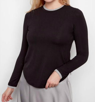 Iltm - Contrast Trim Top