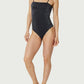 Find Me Now - Light Lurex Tube Top One Piece
