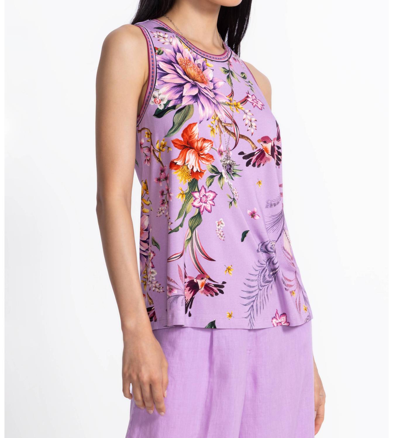 Johnny Was - Janie Fav Crew Neck Swing Tank