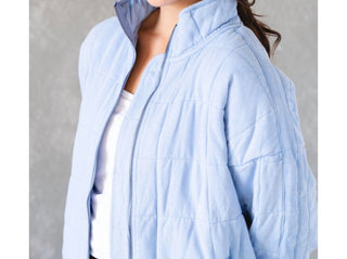 Aemi + Co - Sky Blue Dixie Quilted Jacket
