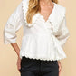 Tcec - Exclusive Charm Peter Pan Collar Top