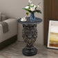 Wolf Head Accent Table Animal Statue