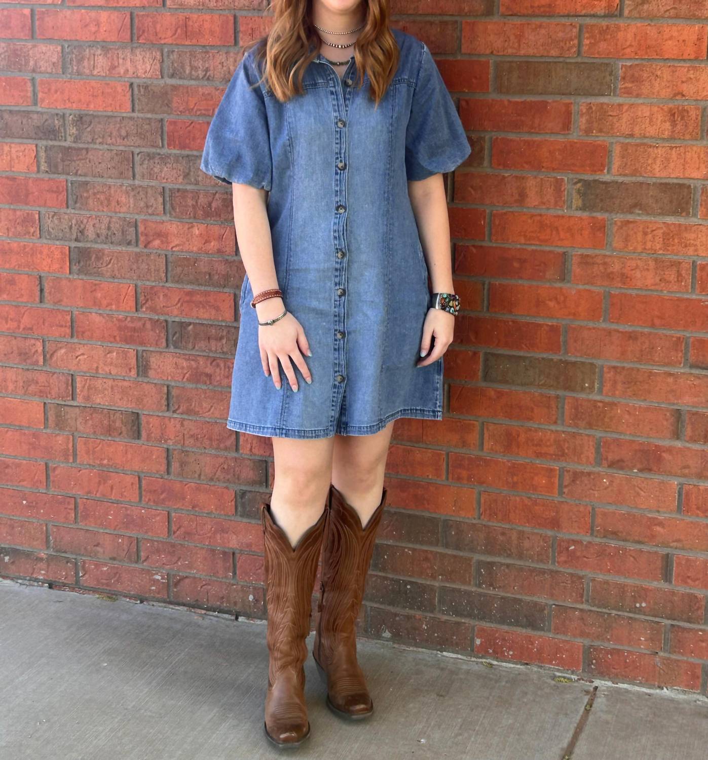 Kut From The Kloth - Blanca Denim Mini Shirt Dress