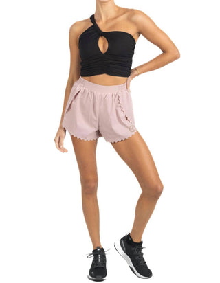 Akalia - Chloe Romantic Scalloped Detailing Shorts