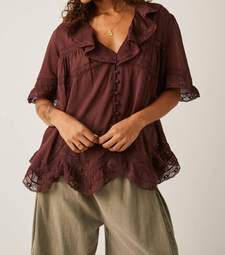 Free People - Isn't She Lovely Button Down Blouse