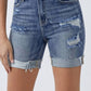 Risen - High Rise Cuffed Shorts