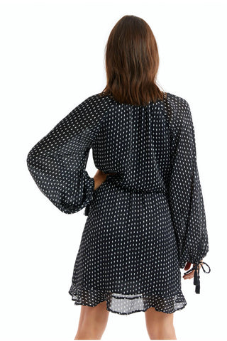 Allison New York - Velvet Draped Dress